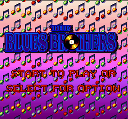 Blues Brothers, The (USA) Title Screen